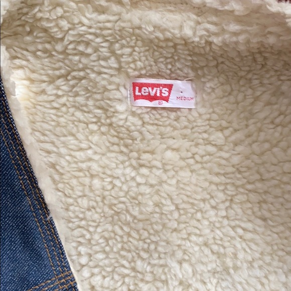 1970s Levi’s Sherpa/ Denim Vest - Picture 4 of 6